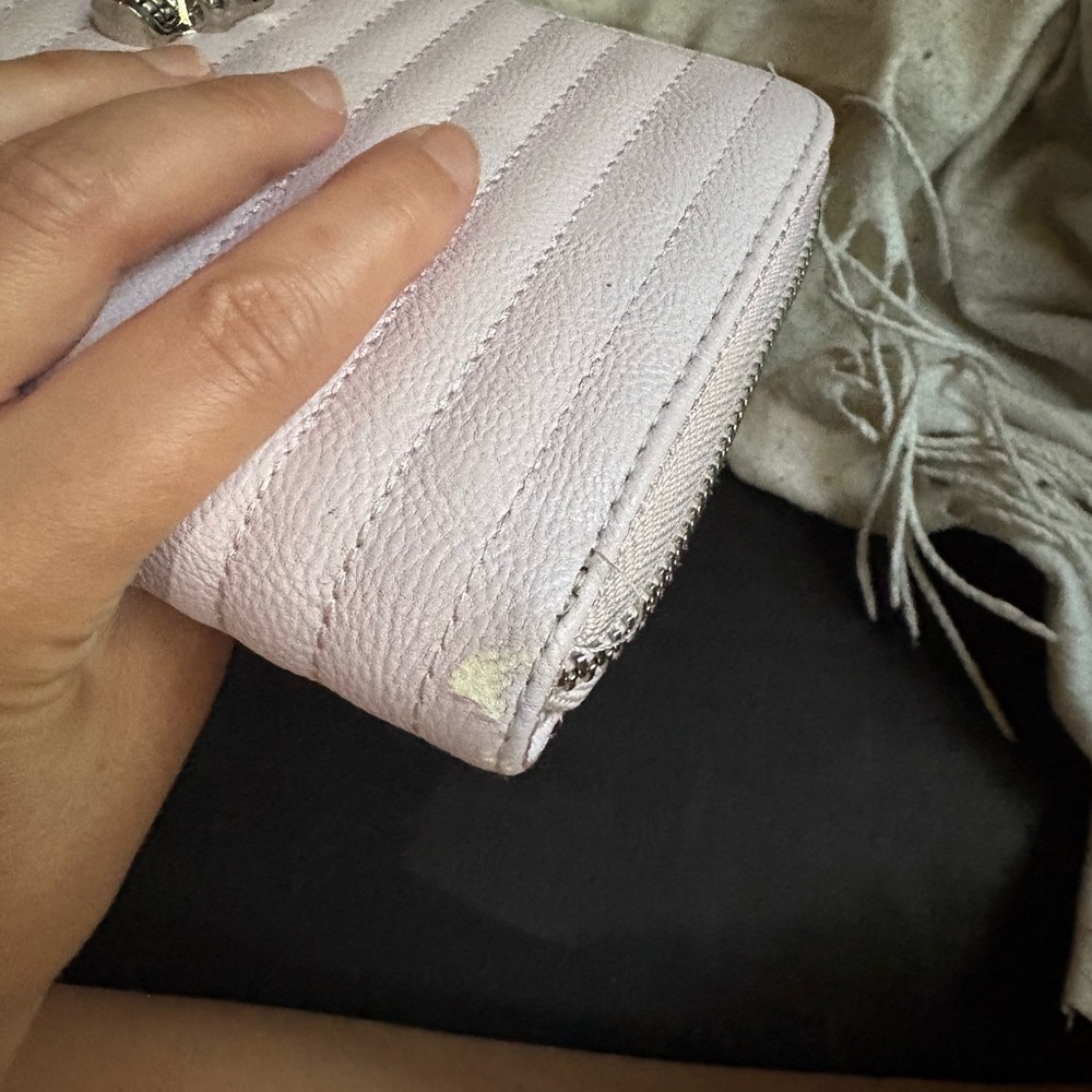 Betsey Johnson Pink Quilted Wristlet - Picture 4 of 5